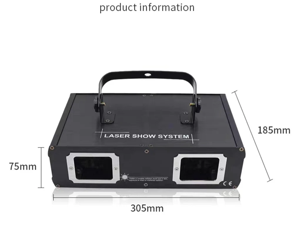 ليزر عدستين 3 ألوان - RED STAR