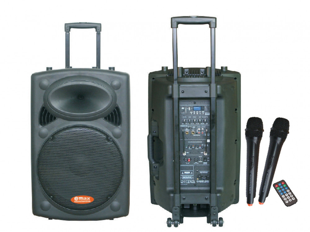 سماعة متنقلة ماكس 15انش - 800 واط - MAX