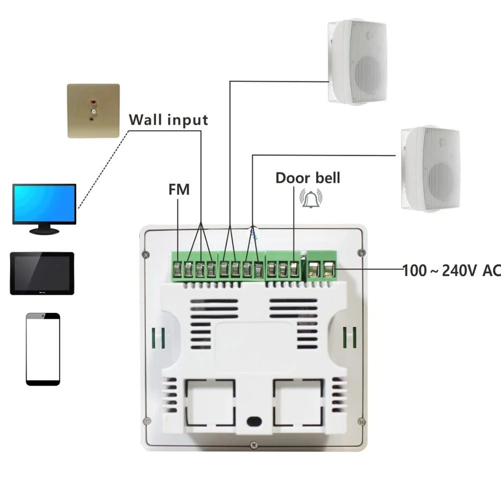 جهاز جداري قناتين 50 واط - قمم - QWA225 - QMAM