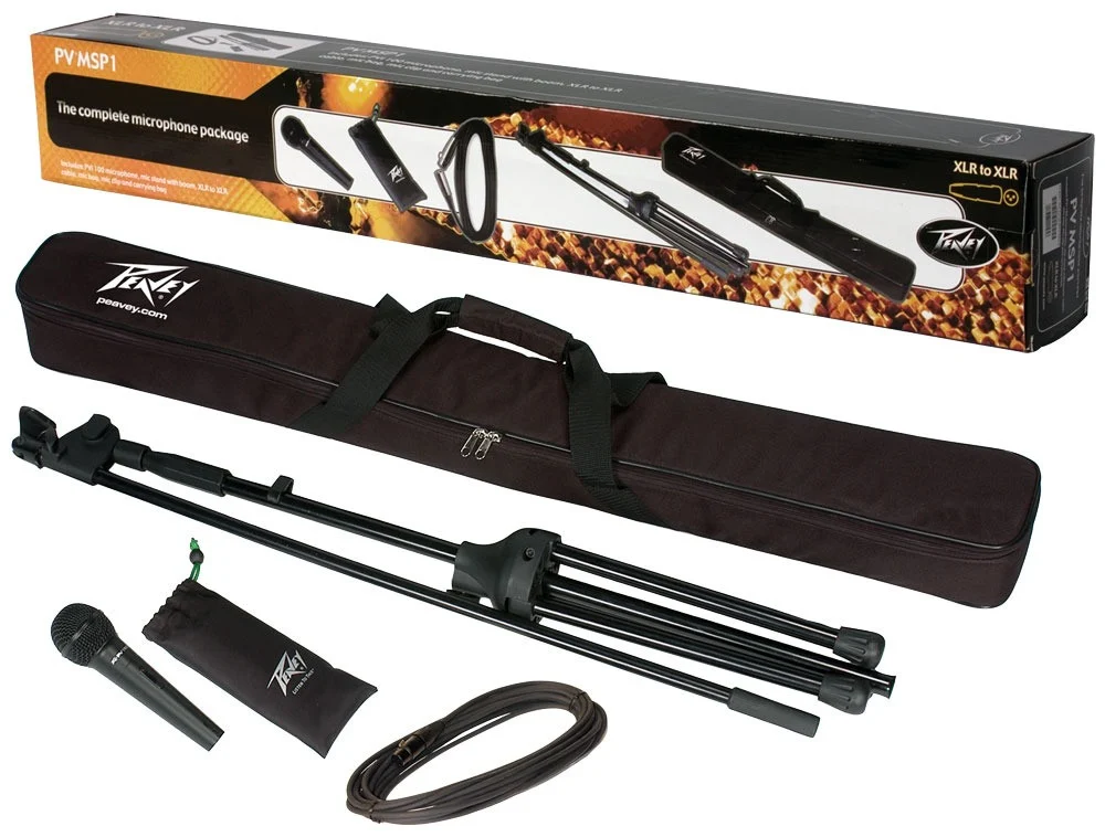 ميكرفون + ستاند + سلك - PV