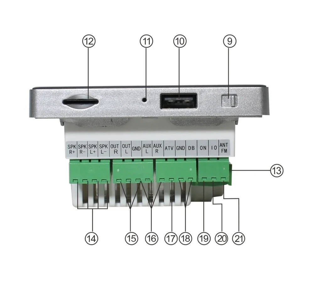 جهاز جداري قناتين 50 واط - قمم - QWA225 - QMAM
