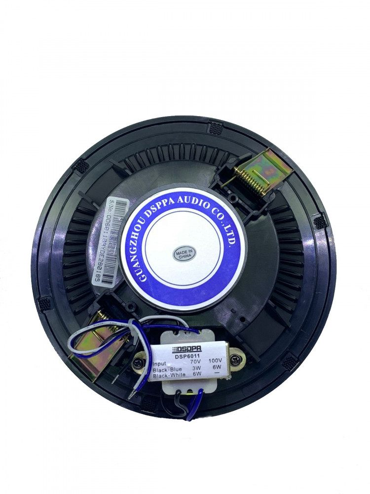 سماعة سقفية 6.5 انش 6 واط أسود - DISPA