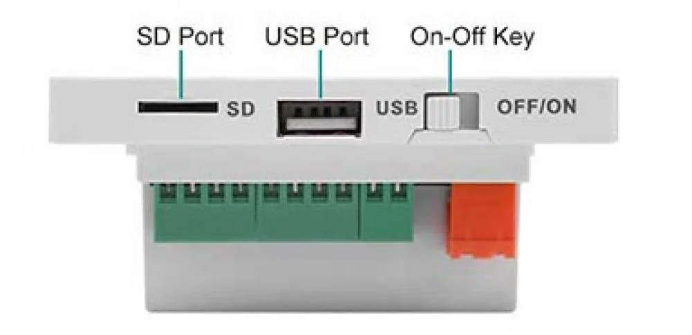 سماعتين 6.5 انش سقفية مع جهاز تحكم جداري