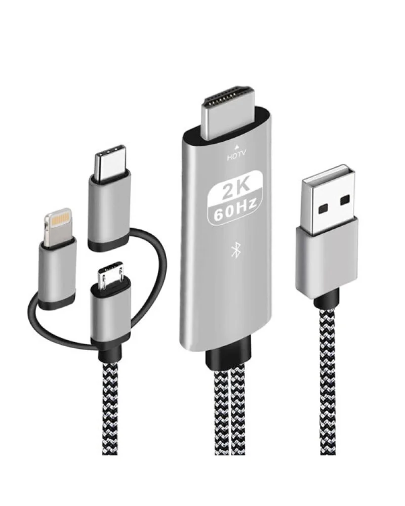 سلك HD للايفون - تايب سي - جلاكسي