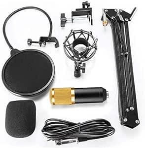 ميكروفون استديو او لايف ستريم مع ستاند