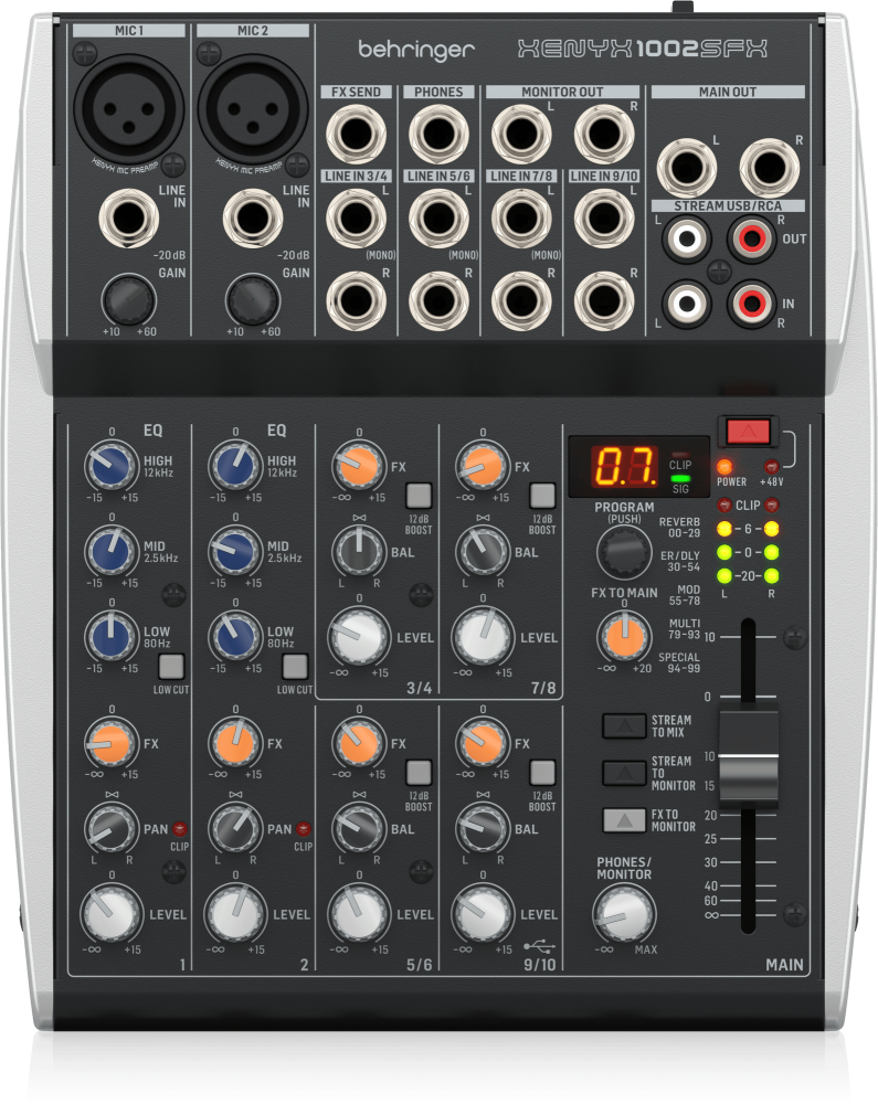 مكسر بهرنجر للبث 10 قنوات