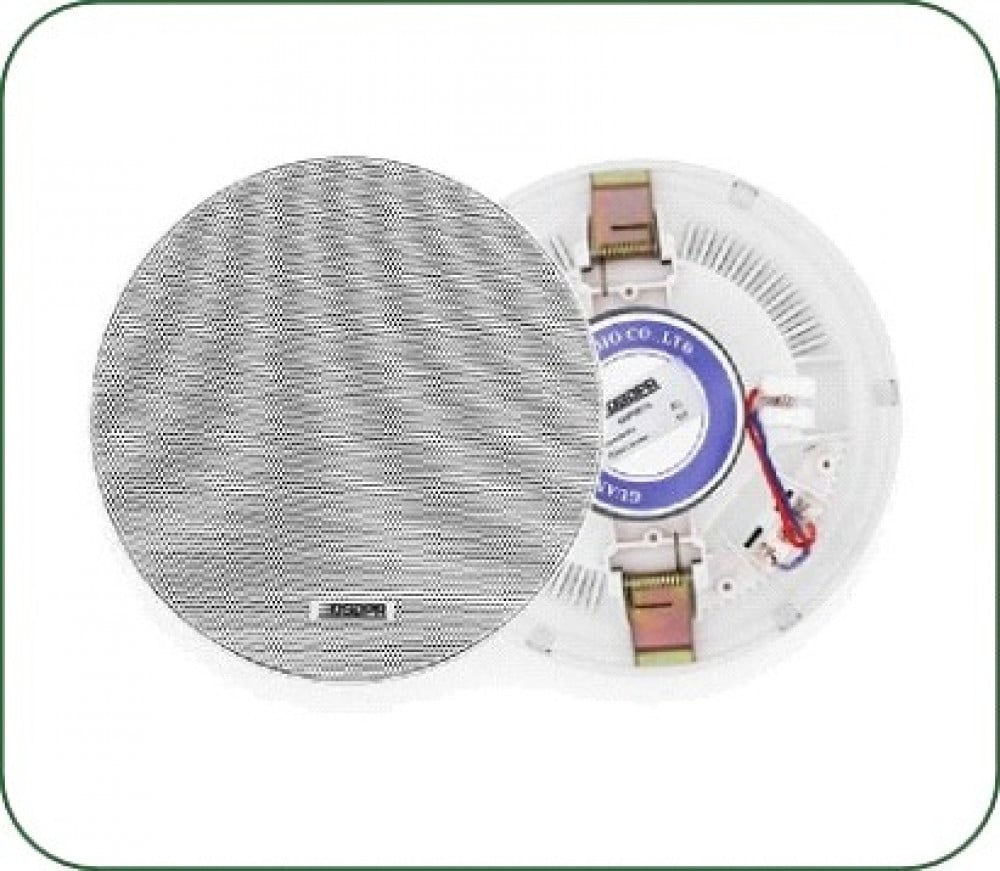 سماعتين 6.5 انش سقفية مع جهاز تحكم جداري