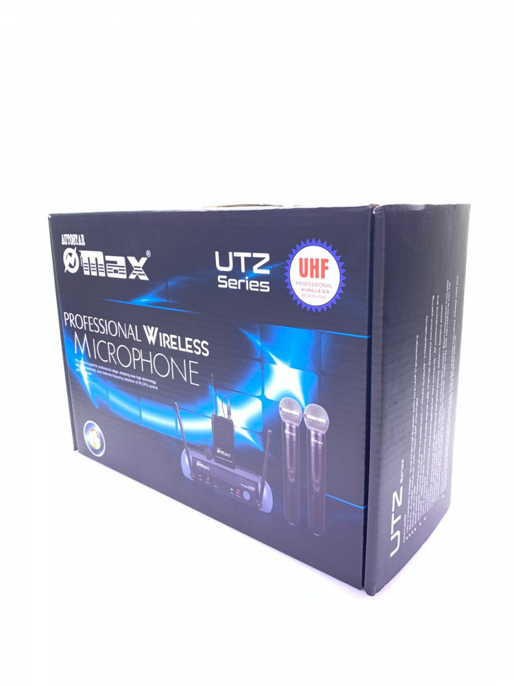 2 ميكرفون لاسلكي يدوي - MAX
