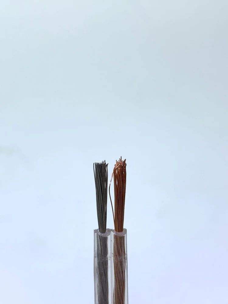 سلك سماعة شفاف 1.50 مل - 100 ياردة