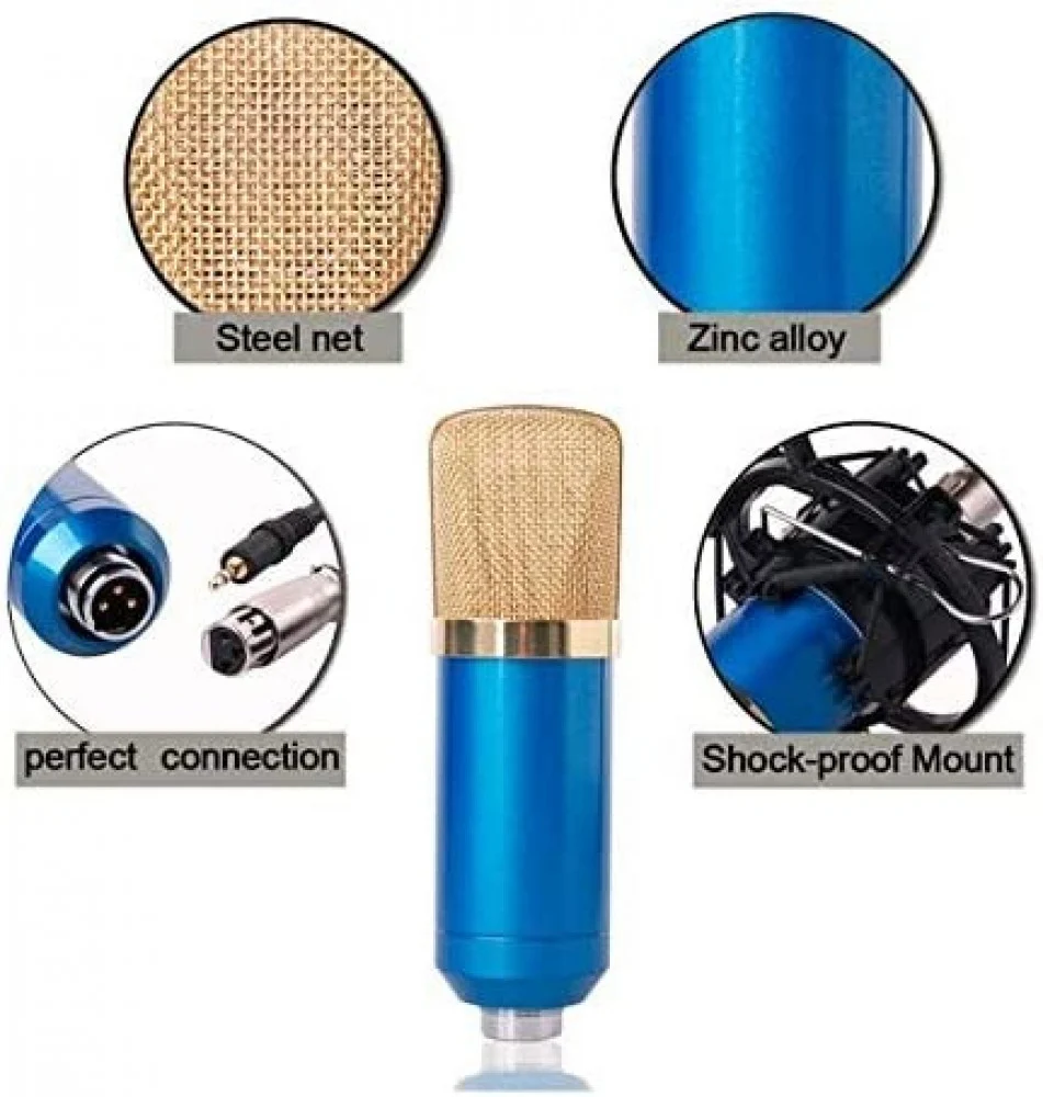 ميكروفون استديو او لايف ستريم مع ستاند